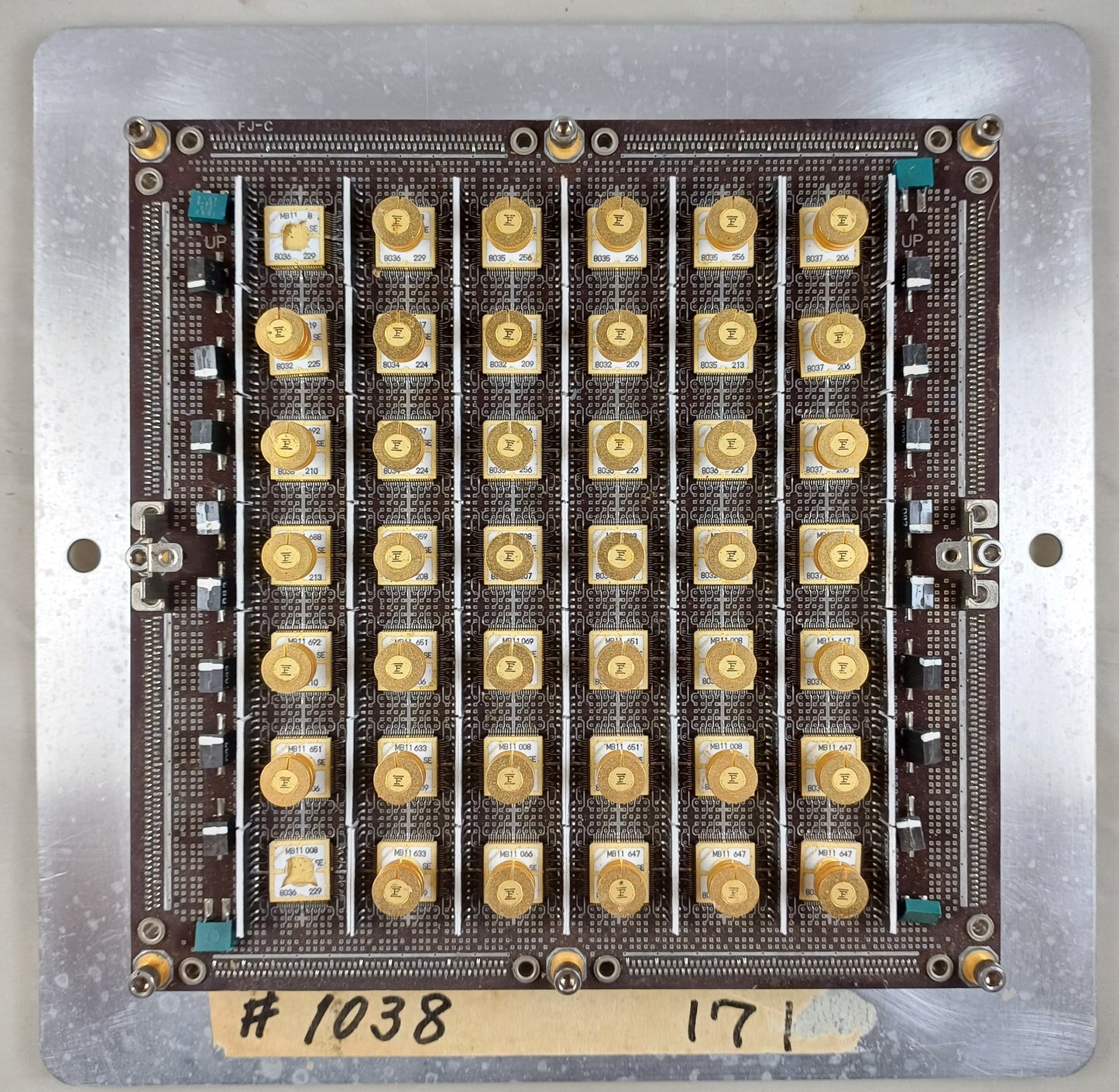 Amdahl Multi Chip Carrier ECL CPU Board from an Amdahl 470/V6 Mainframe Computer