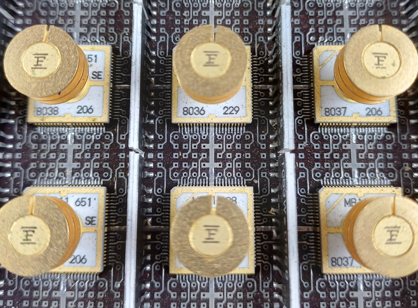 Amdahl Multi Chip Carrier ECL CPU Board from an Amdahl 470/V6 Mainframe Computer