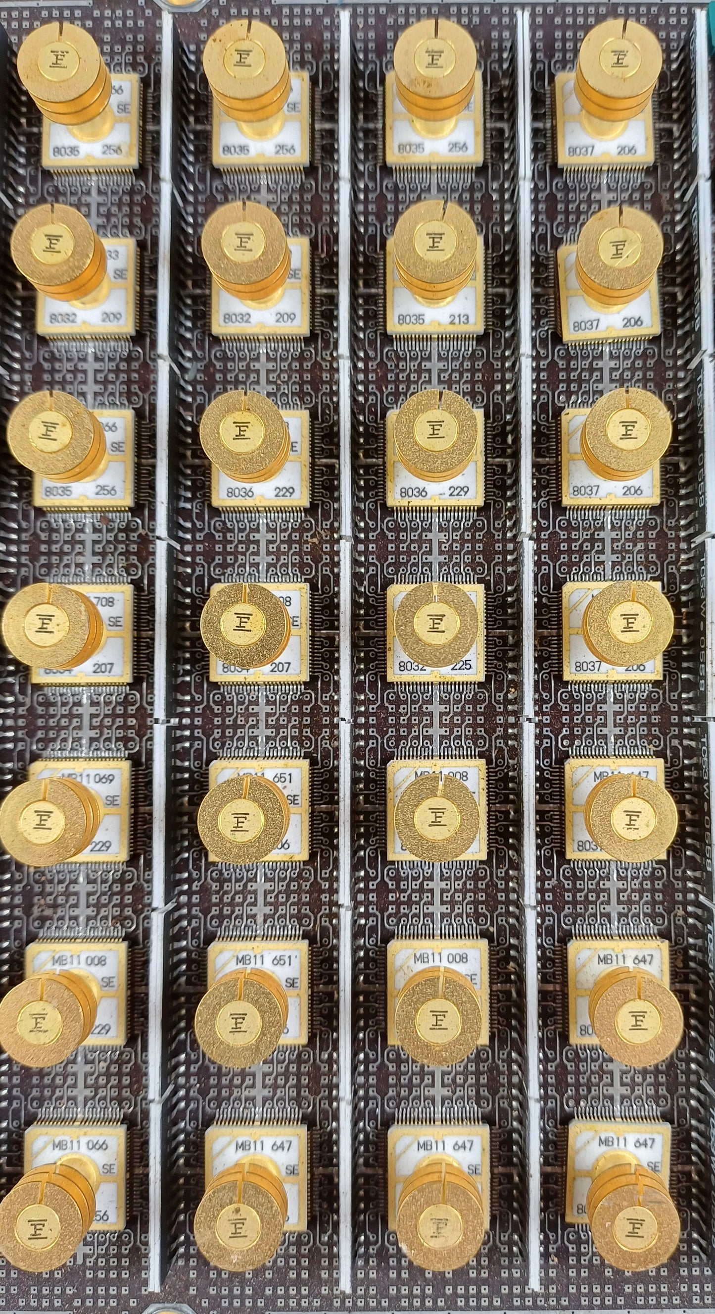 Amdahl Multi Chip Carrier ECL CPU Board from an Amdahl 470/V6 Mainframe Computer