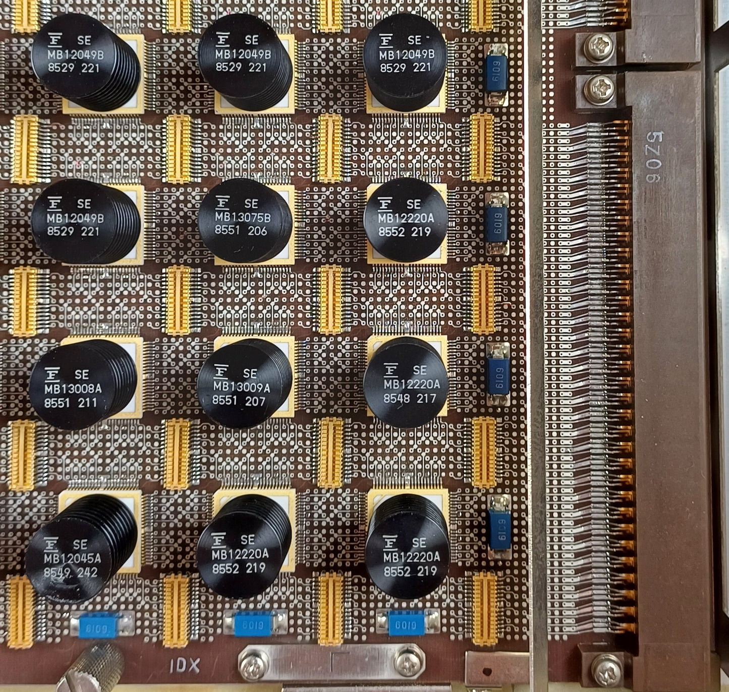 Amdahl 580 Multi Chip Carrier ECL CPU Board from Amdahl 5890 Super Computer.
