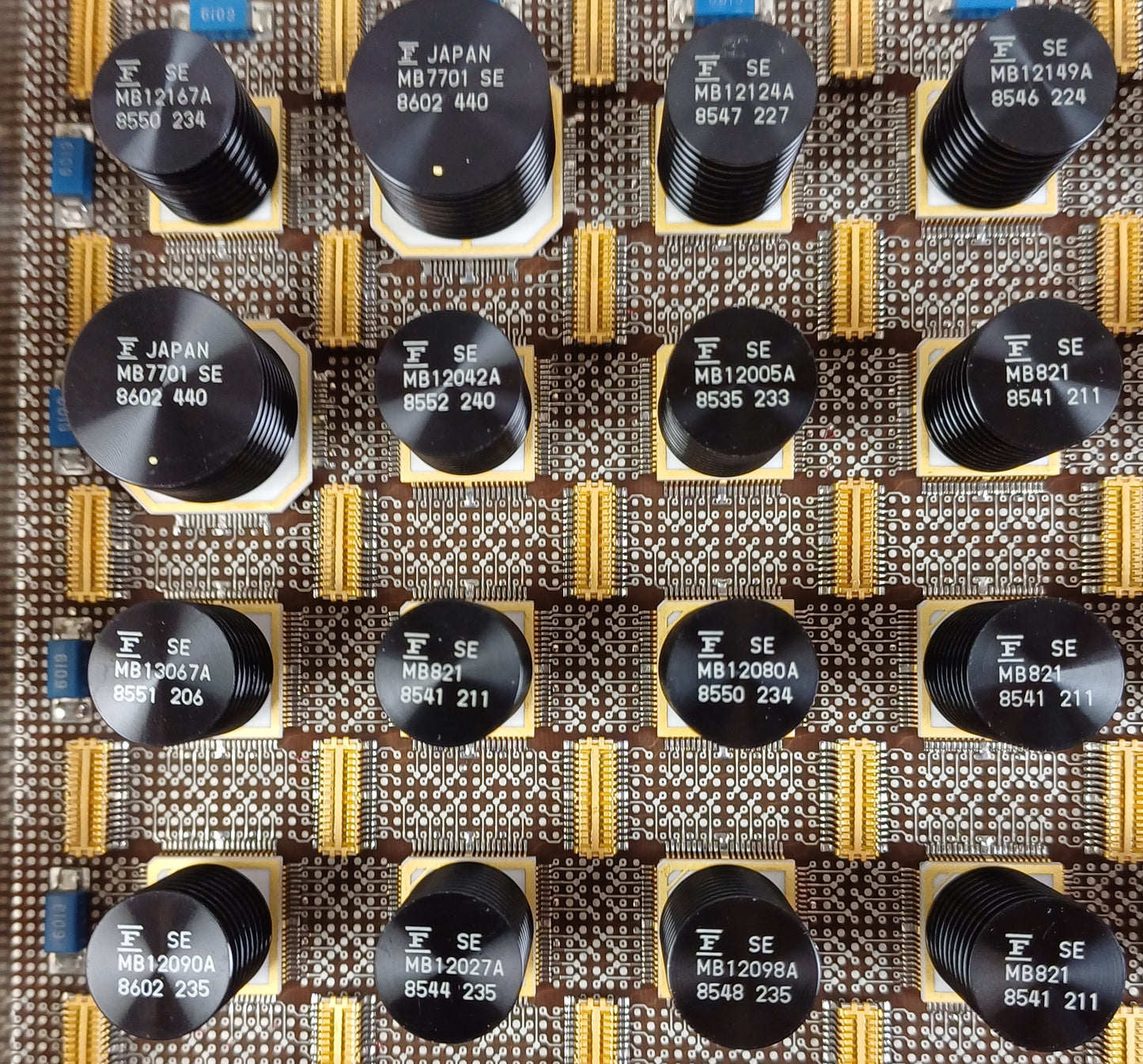 Amdahl 580 Multi Chip Carrier ECL CPU Board from Amdahl 5890 Super Computer.