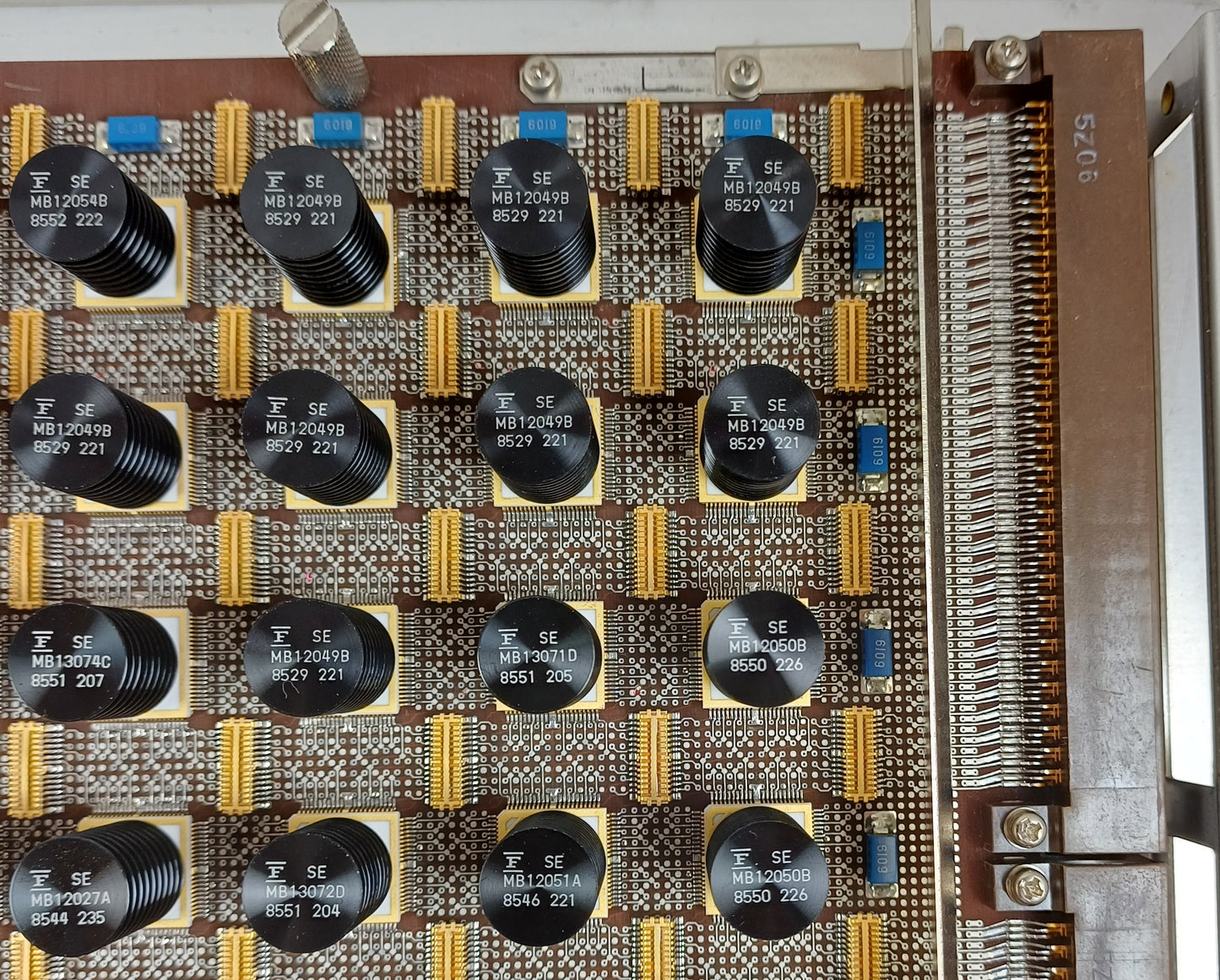 Amdahl 580 Multi Chip Carrier ECL CPU Board from Amdahl 5890 Super Computer.
