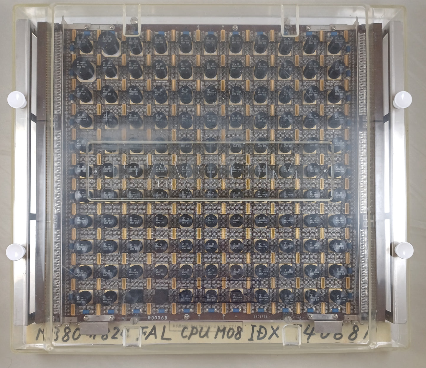 Amdahl 580 Multi Chip Carrier ECL CPU Board from Amdahl 5890 Super Computer.