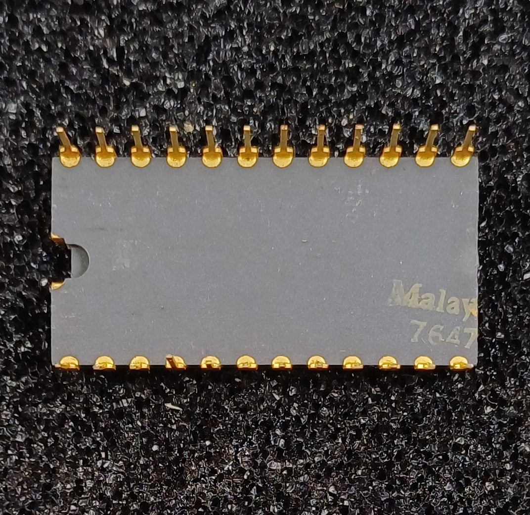 Intel C1702AL-2 2048-bit (256 x 8) Low Power EPROM in Gray Ceramic - Later Style - Very Rare