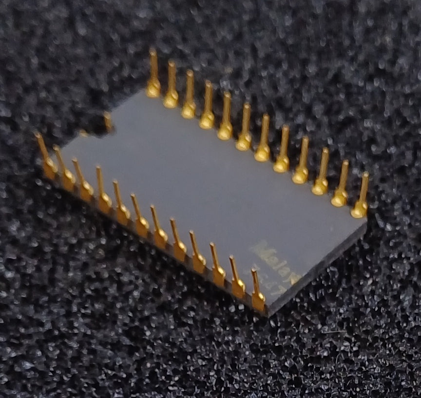 Intel C1702AL-2 2048-bit (256 x 8) Low Power EPROM in Gray Ceramic - Later Style - Very Rare