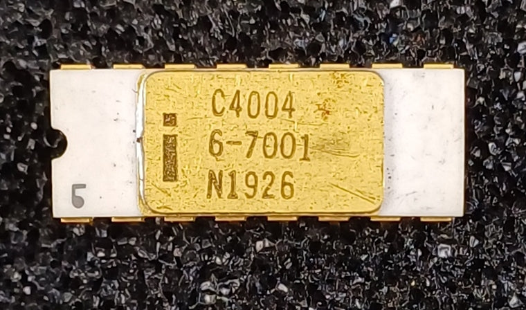 Intel C4004 4-bit Central Processing Unit (CPU), Intel's 1st Microprocessor