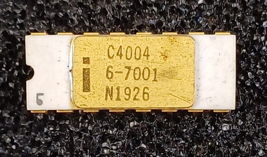 Intel C4004 4-bit Central Processing Unit (CPU), Intel's 1st Microprocessor