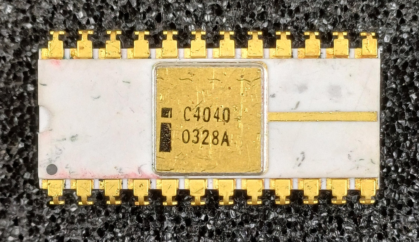 Intel C4040 Vintage Processor - Excellent Condition - Tested Working - Collectable