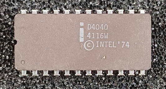Intel D4040 Microprocessor in Grey Ceramic - Very Rare