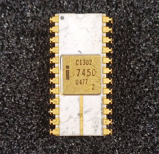 Intel C1302 2048-bit (256 x 8) Static ROM in White Ceramic - Rare
