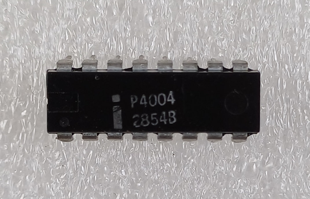 Intel P4004 4-bit Central Processing Unit (CPU), Intel's 1st Microprocessor