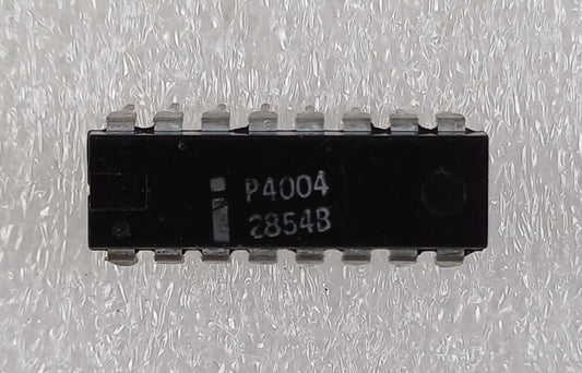 Intel P4004 4-bit Central Processing Unit (CPU), Intel's 1st Microprocessor