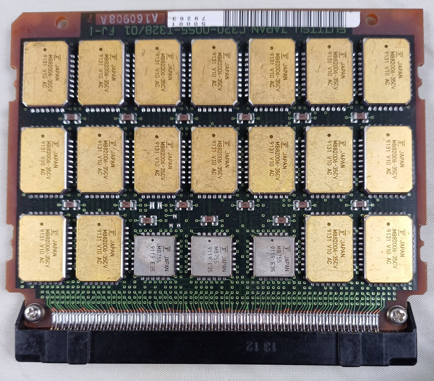 Amdahl Model 470/V6 Super Computer Double Sided RAM Board - Extremely Rare Collectable