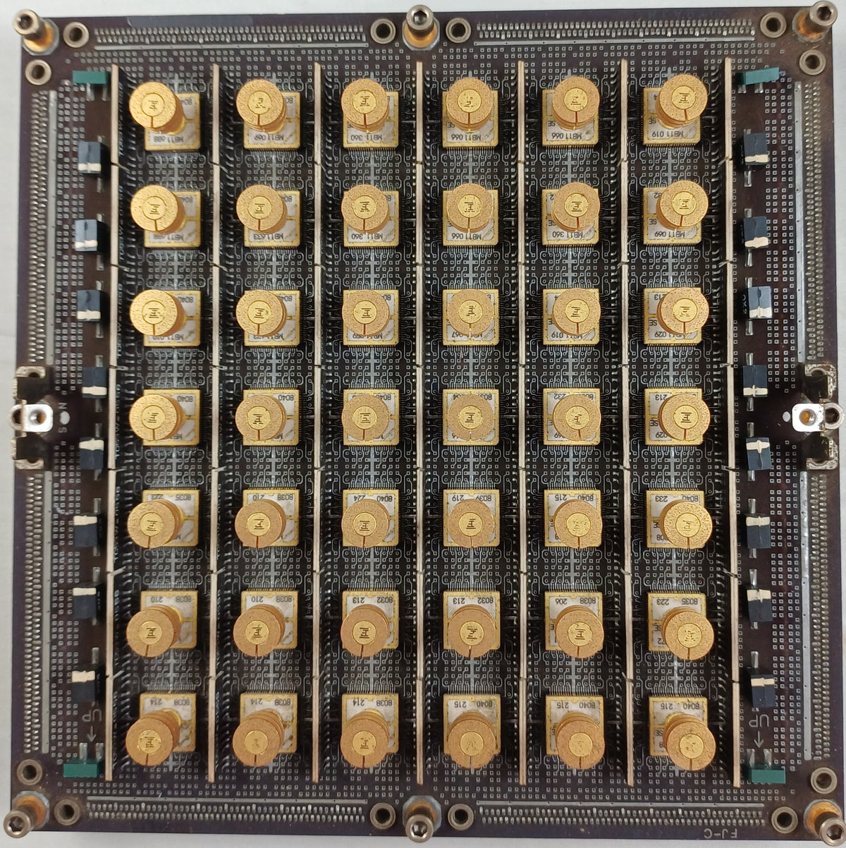 Amdahl Multi Chip Carrier ECL CPU Board from an Amdahl 470/V6 Mainframe Computer