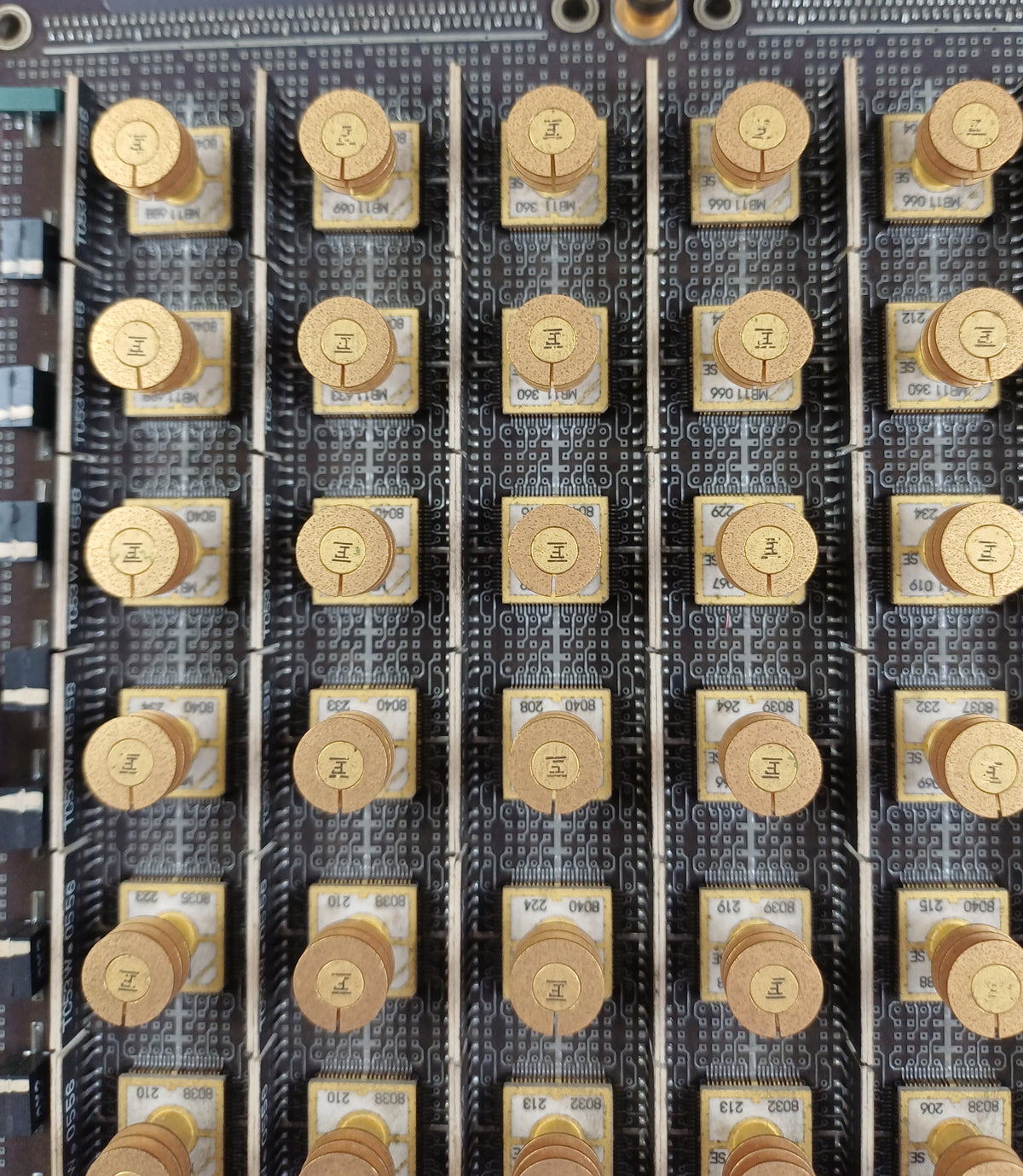 Amdahl Multi Chip Carrier ECL CPU Board from an Amdahl 470/V6 Mainframe Computer